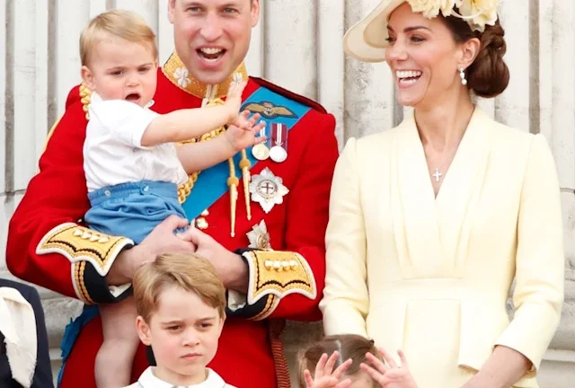 Relive the royals’ first appearances at Trooping the Color – all the photos