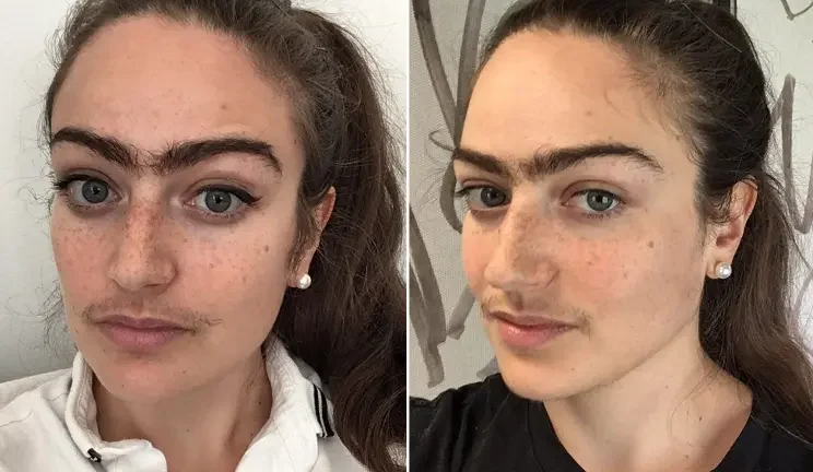 Defying Beauty Norms: 31-Year-Old Teacher Proudly Rejects Eyebrow Tweezing and Mustache Waxing