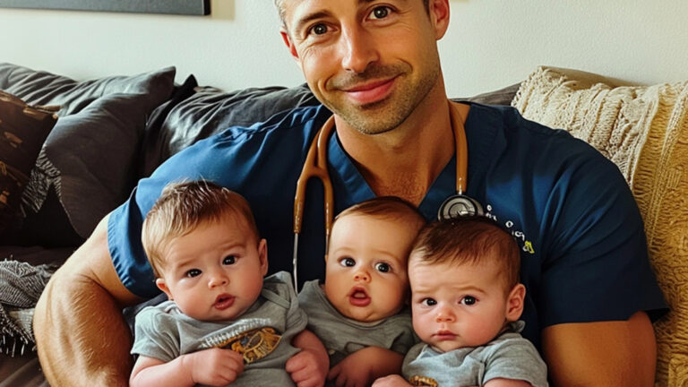 Doctor Raises Triplets After Mom Dies In Childbirth, Biological Dad Appears In 5 Years – Story of the Day