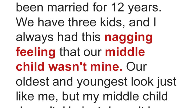 Father’s Middle Son Doesn’t Look Enough Like Him So He Conducts a DNA Test on the Boy