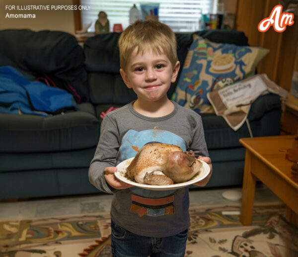 Un hombre solitario comparte un pavo con un niño descalzo y un año después celebran el Día de Acción de Gracias en familia – Historia del día
