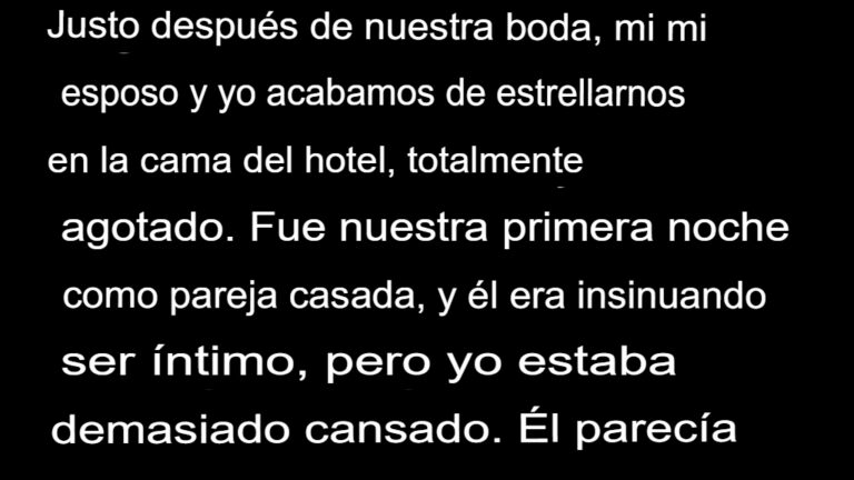Mi marido convirtió nuestra noche de bodas en una catástrofe – Historia del día