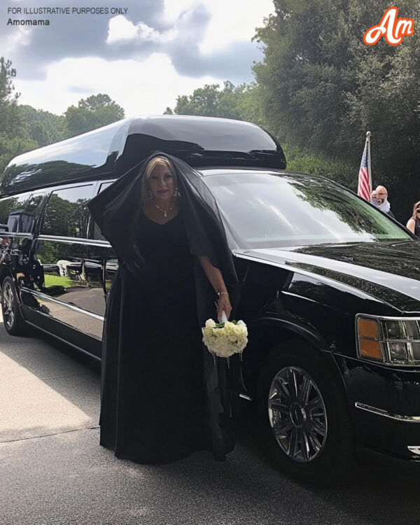 Mi suegra interrumpió nuestra ceremonia de boda al aparecer en un coche fúnebre y dejar un impactante “regalo de bodas” dentro