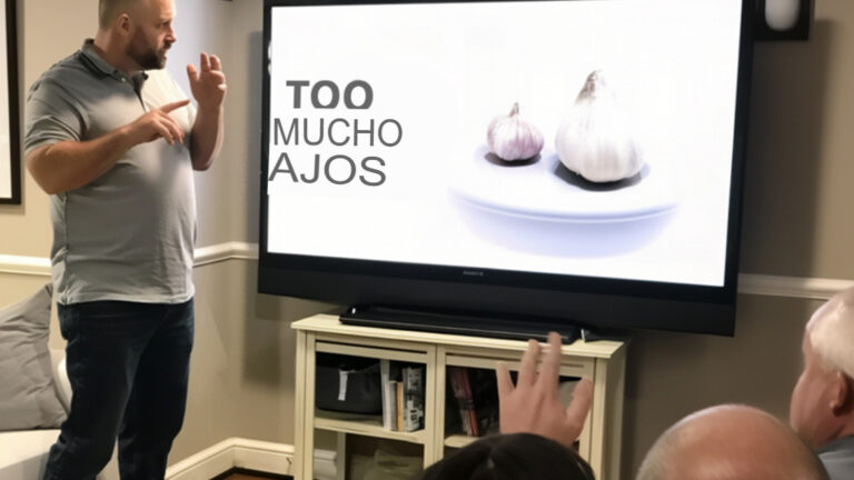 Mi marido se burló de mis habilidades culinarias con una presentación en PowerPoint