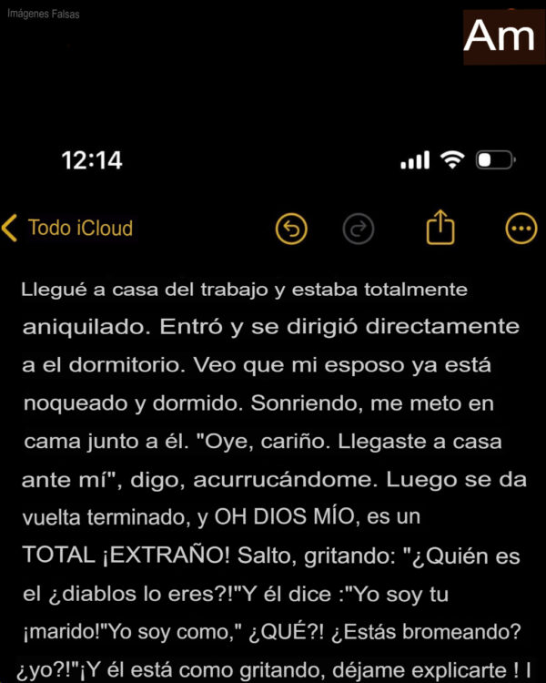 “¿Quién eres?”, le pregunté a un extraño en mi cama y me dijo: “Tu esposo” — Historia del día