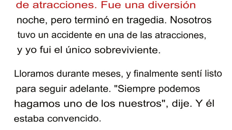 Mi marido me preguntó por qué yo sobreviví a una tragedia que ocurrió hace 18 años y su hija no