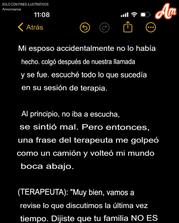 Mi marido se olvidó de colgar el teléfono antes de empezar su sesión de terapia: lo que oí me hizo replantearme nuestro matrimonio