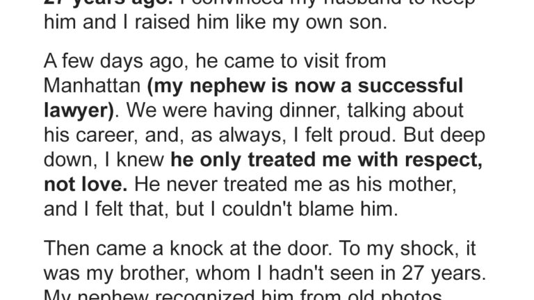 My Brother Left His Newborn Son in My Yard 27 Years Ago – Two Days Ago, He Returned and Blamed Me for It