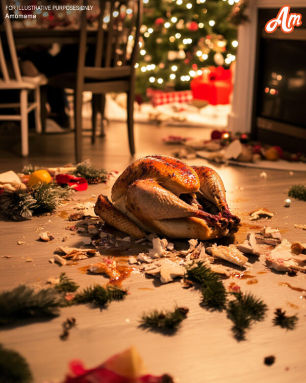 En Acción de Gracias, mi hija de 5 años tiró el pavo al suelo. Cuando le pregunté por qué, gritó: “¡Los salvé a todos!”.