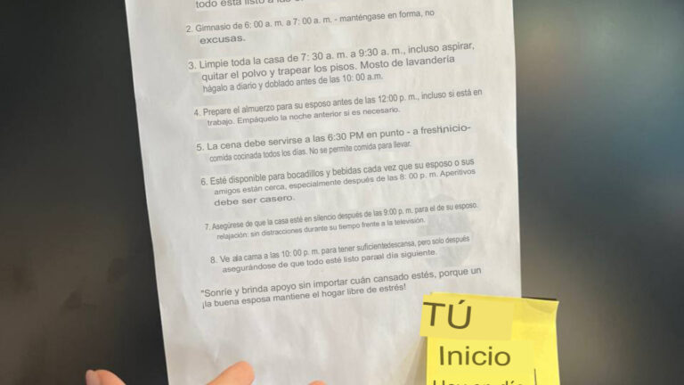 Mi marido creó un nuevo horario para que yo “fuera una mejor esposa”: le di una buena lección a cambio
