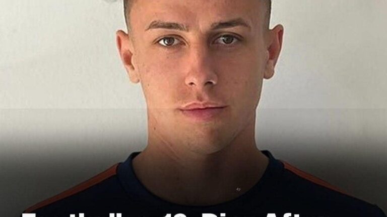 Un jugador de fútbol de 19 años se ahoga en el ácido de su estómago mientras hablaba por teléfono con su madre.