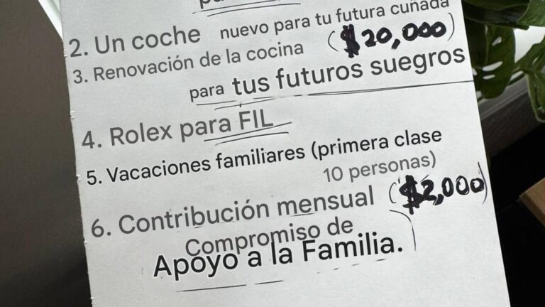 Mi futura suegra me dio una lista de regalos que le debía para ser aceptada en la familia, así que le enseñé una lección que nunca olvidará.