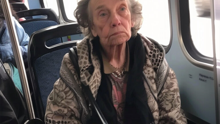 Dos adolescentes se burlan de anciana en el autobús hasta que la voz de un indigente los interrumpe – Historia del día