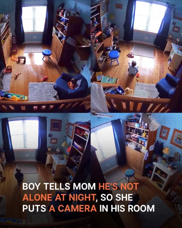 “Mom, I saw him!” Chris cried. “I saw his shadow through the sheets because of the night light.”