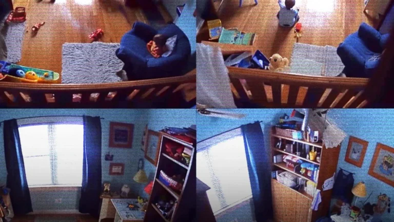 “Mom, I saw him!” Chris cried. “I saw his shadow through the sheets because of the night light.”