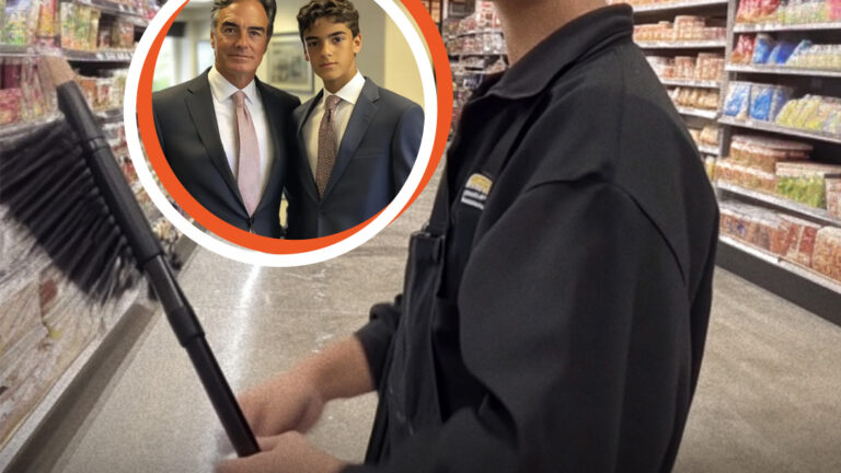 Hombre rico entra en una tienda de comestibles y ve a su hijo trapeando el suelo – Historia del día