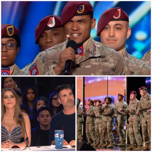 OMG .. This is the real patriot. No one had seen anything like it on this stage. Simon and the audience are shocked