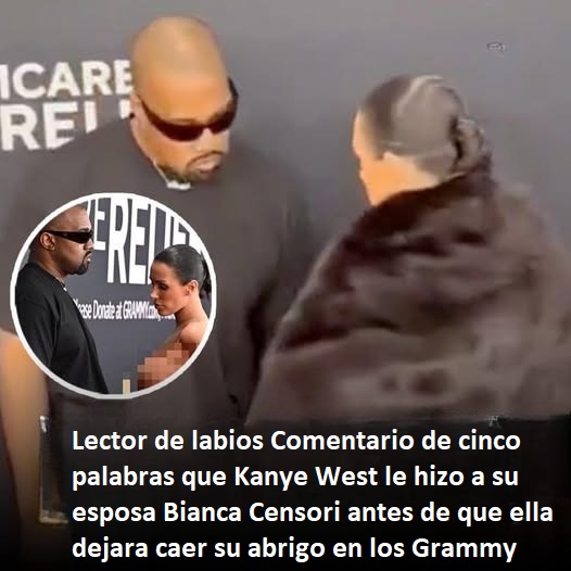 Una lectora de labios ha compartido 5 comentarios de palabras Kanye West