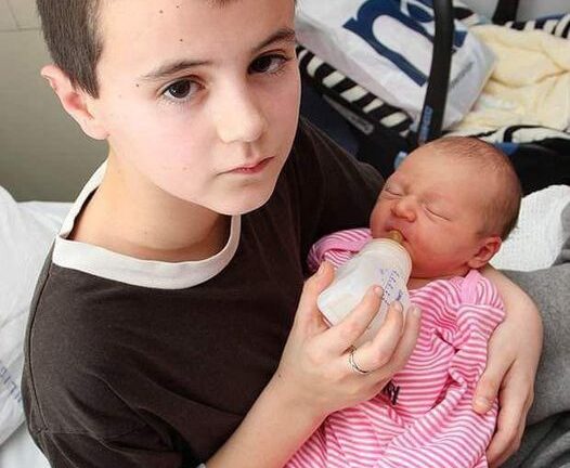 At 13 years old, he. How does he appear now, 12 years later?