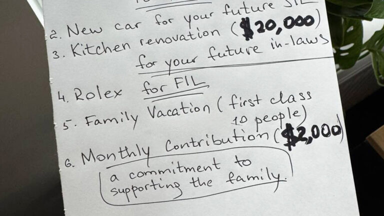 My Future MIL Handed Me a List of Gifts I ‘Owed’ Her to Be Accepted into the Family – So I Taught Her a Lesson She’ll Never Forget