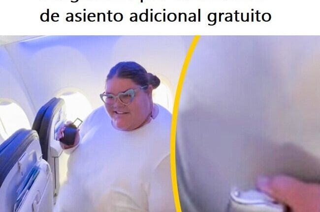 Viajera de talla grande genera indignación por su solicitud de asiento adicional gratuito