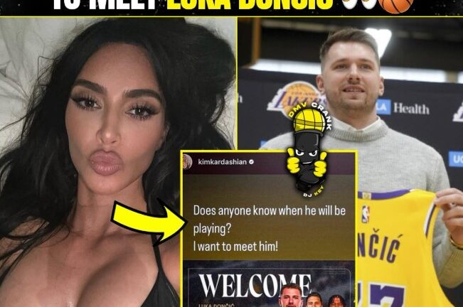 Kim Kardashian Sets Her Sights on Luka Dončić – Is She Looking for More Than a Game?