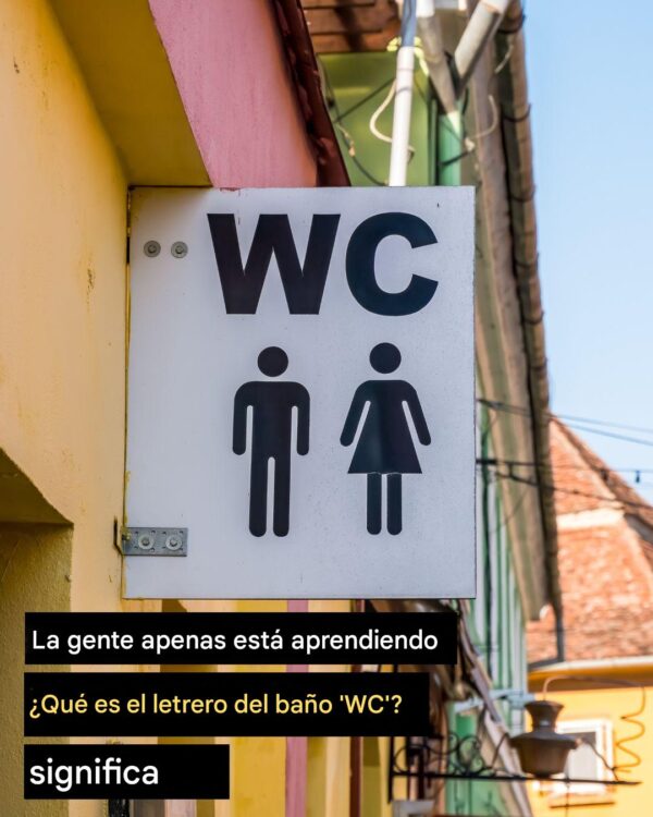 La gente se quedó atónita al descubrir por fin qué significa el letrero “WC” en el inodoro.