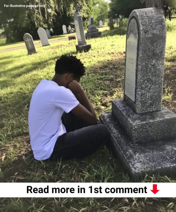 At His Adoptive Mother’s Grave, a Boy Discovers an Envelope with His Name