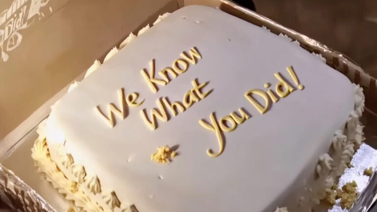 No One Shows Up to Old Woman’s Birthday Except a Courier with a Cake That Reads, ‘We Know What You Did’ – Story of the Day