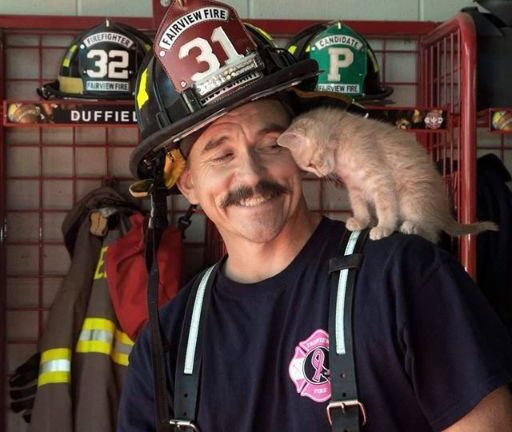 HE PULLED HER OUT OF A BURNING BUILDING—AND THEN SHE NEVER LEFT HIS SHOULDER