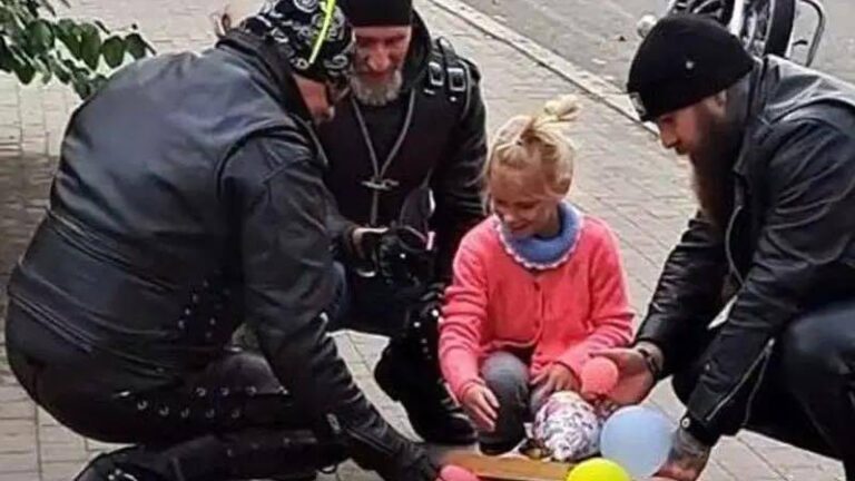 Mom Panicked When Her Little Girl Ran To The Bikers But Stopped Cold When They Called Her By Name