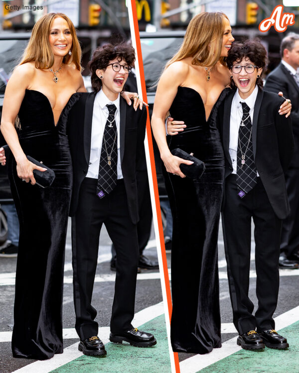 Jennifer López, de 55 años, y su hija Emme, de 17, brillan con looks coordinados de etiqueta en una noche de Broadway.