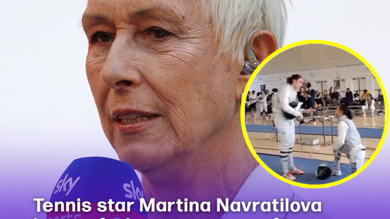 Tennis star Martina Navratilova Gives Stern Response After Fencer Is Punished For Refusing To Face Trans Opponent