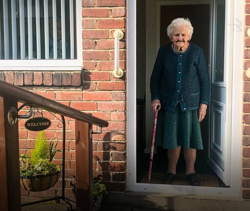 When her husband Vernon died, 91-year-old Dolores felt unsafe in her home. She was alone, and everyone in her neighborhood knew it.