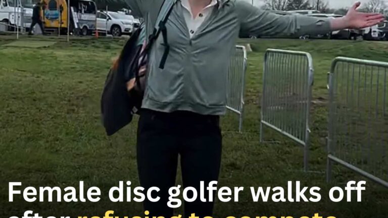 Women’s Disc Golfer Storms Off Field After Refusing To Compete Against Trans Rival