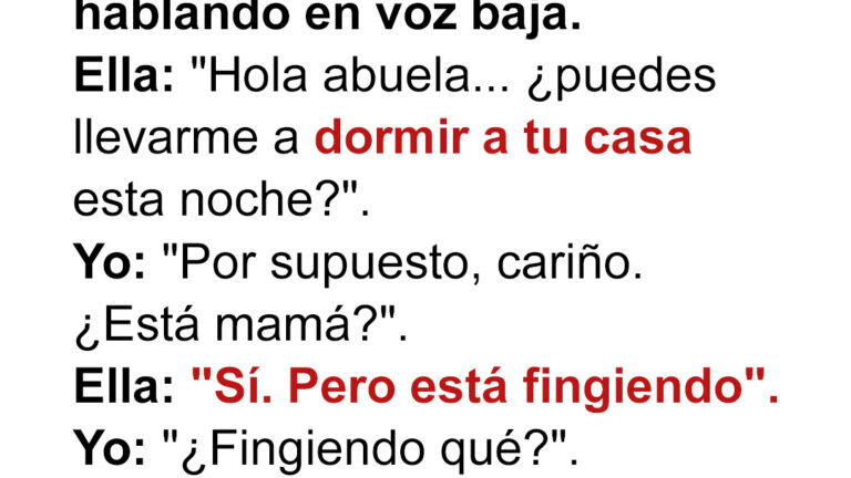Mi nieta de 5 años me llamó diciendo que su mamá estaba “fingiendo que no tenía miedo” – Fui corriendo y me quedé sin palabras