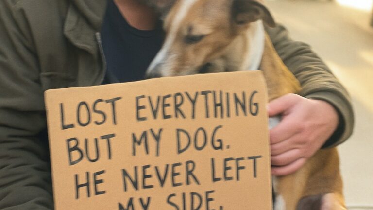 “I SLEPT UNDER A BRIDGE—BUT MY DOG KEPT ME WARM AND SANE”