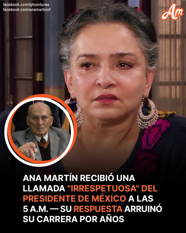 Ana Martín estuvo sin trabajo 5 años tras una llamada telefónica con el presidente mexicano Luis Echeverría – La historia que hay detrás