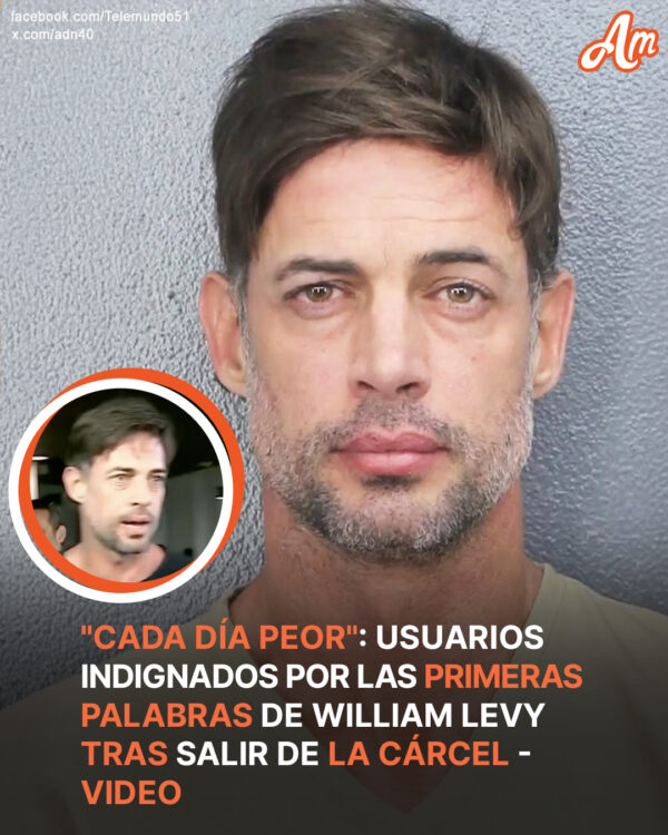 William Levy sale de la cárcel — Sus primeras palabras grabadas en video