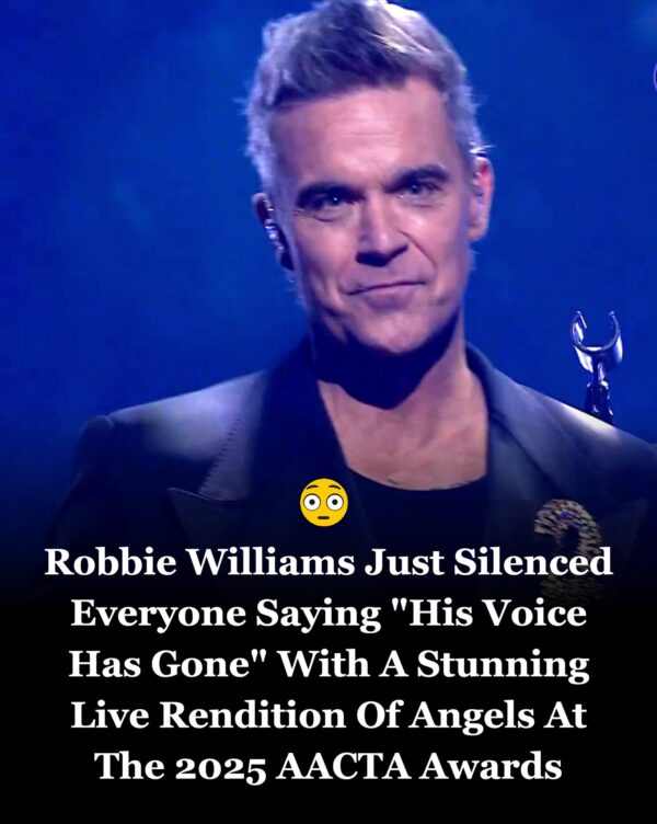 Robbie Williams Hits All The High Notes During Epic Performance Of ‘Angels’