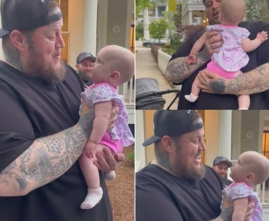 Jelly Roll Shares A Sweet Moment With Baby Wrenley, His Youngest Fan