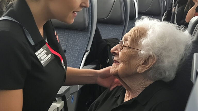 Azafata se me acercó y me dijo: “Quédese después de aterrizar, por favor, el piloto quiere hablar con usted personalmente”.