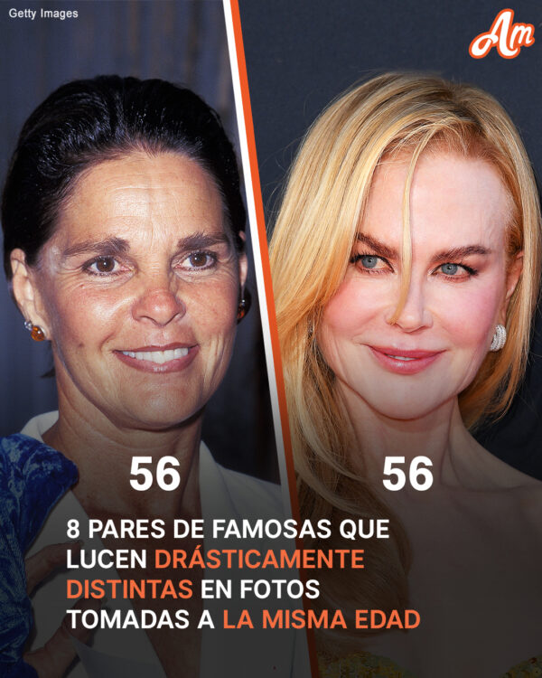8 pares de famosas fotografiadas a la misma edad, pero luciendo con años de diferencia