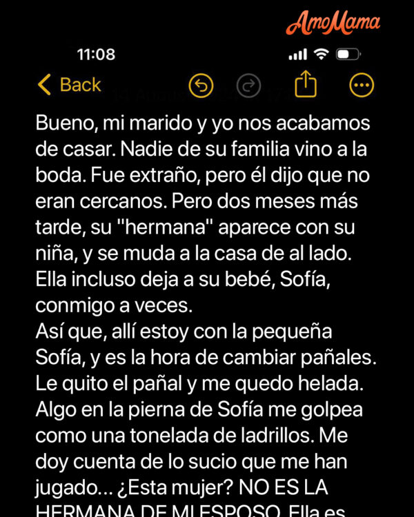 Vi una marca de nacimiento en el cuerpo de mi sobrina y me di cuenta de que mi marido es un infiel – Historia del día