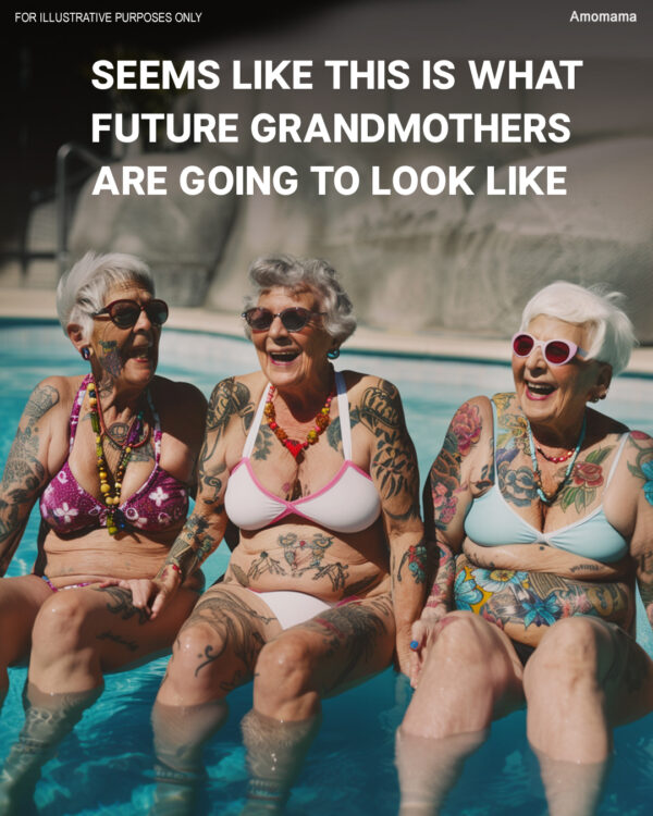 The New Face of Grandmotherhood: Bold, Inked, and Unapologetically Joyful