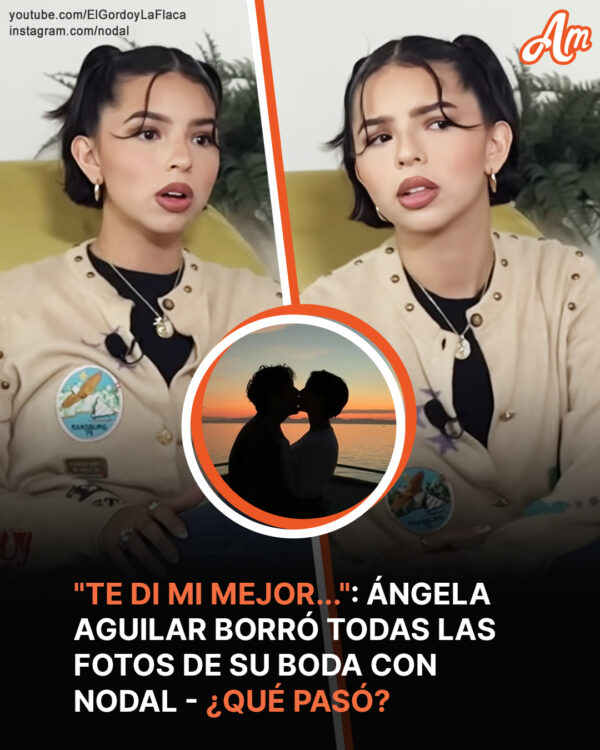 Ángela Aguilar borra todas sus fotos con Nodal — ¿Qué pasó?