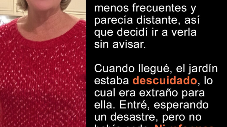 Mi madre me dijo que no la visitara por 3 meses por “reformas” — Cuando decidí sorprenderla, descubrí la terrible verdad que ocultaba