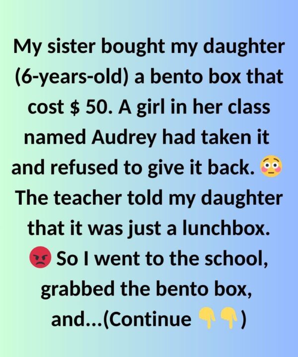 A 6-Year-Old Girl Stole My Daughter’s Lunchbox, and the Teacher Sided With the Thief. So I Decided to Teach Them All a Lesson
