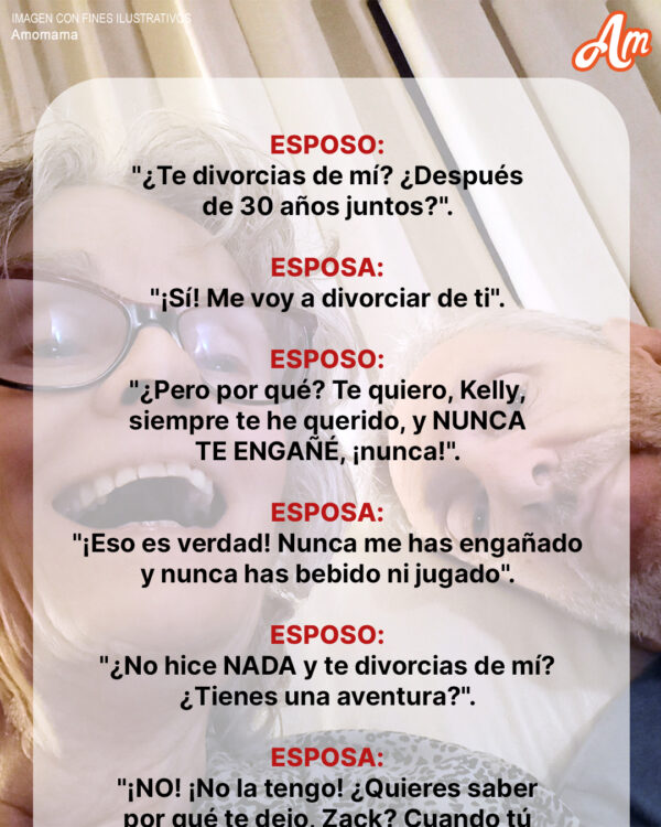 Una mujer pide el divorcio a su marido de 30 años aunque no le haya hecho nada — Historia del día
