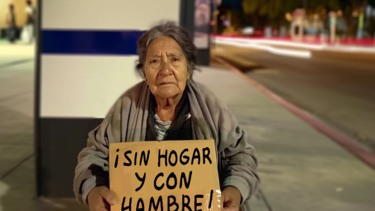 “Sin techo y hambrienta”: El cartel de una indigente a la que acogí para que me echaran de casa el mismo día – Historia del día